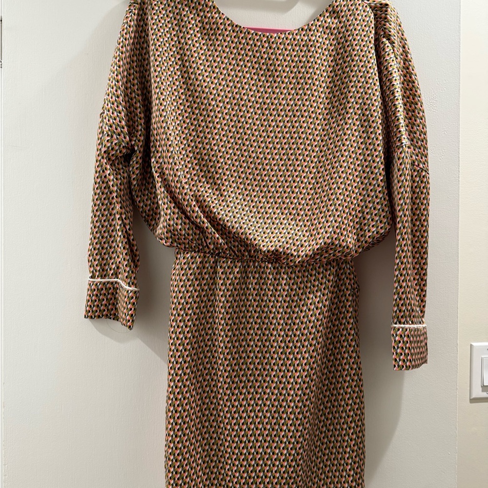 Chic Geometric Patterned Dress